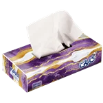 دستمال کاغذی ۲۰۰ برگ جعبهای طرح طلایی